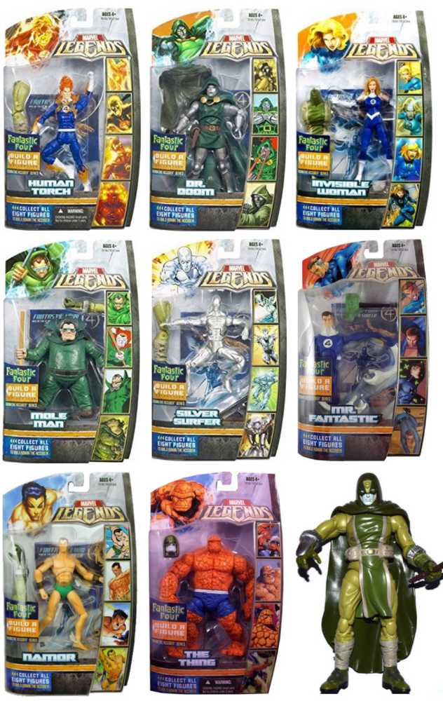 Marvel Legends Ronan The Accuser BAF Fantastic Four Silver Surfer - Hasbro () (Marvel: Legends: 6”) action figure collectible [Barcode 653569253259] - Main Image 4