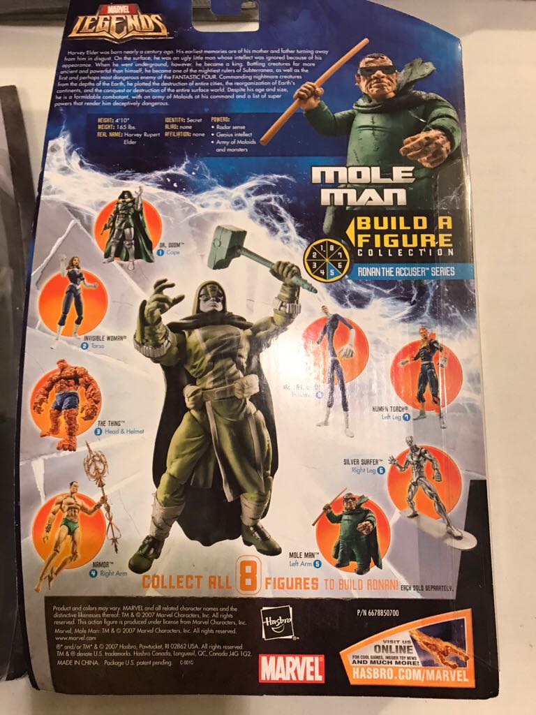 Marvel Legends Ronan BAF Fantastic Four Mole Man - Marvel Legends (Marvel (Fantastic Four)) action figure collectible [Barcode 653569253273] - Main Image 2