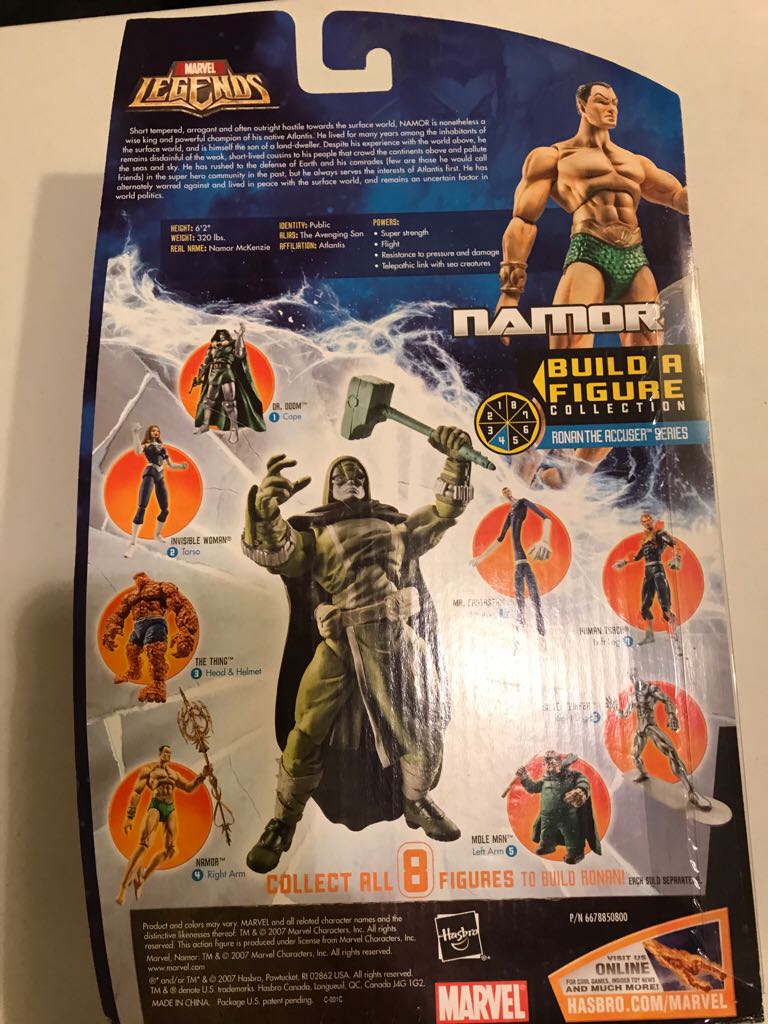Marvel Legends Ronan The Accuser BAF Fantastic Four Namor - Hasbro (Marvel Legends - Ronan The Accuser) action figure collectible [Barcode 653569253280] - Main Image 2