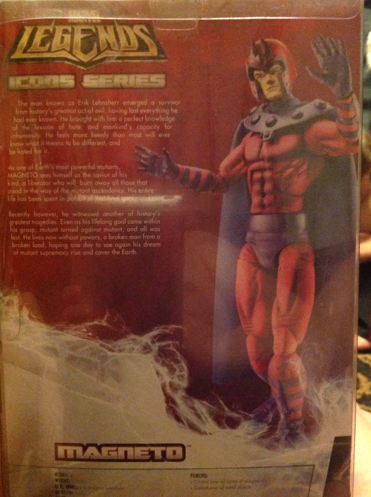 Magneto - Hasbro (Icons Marvel Legends) action figure collectible [Barcode 653569253532] - Main Image 2