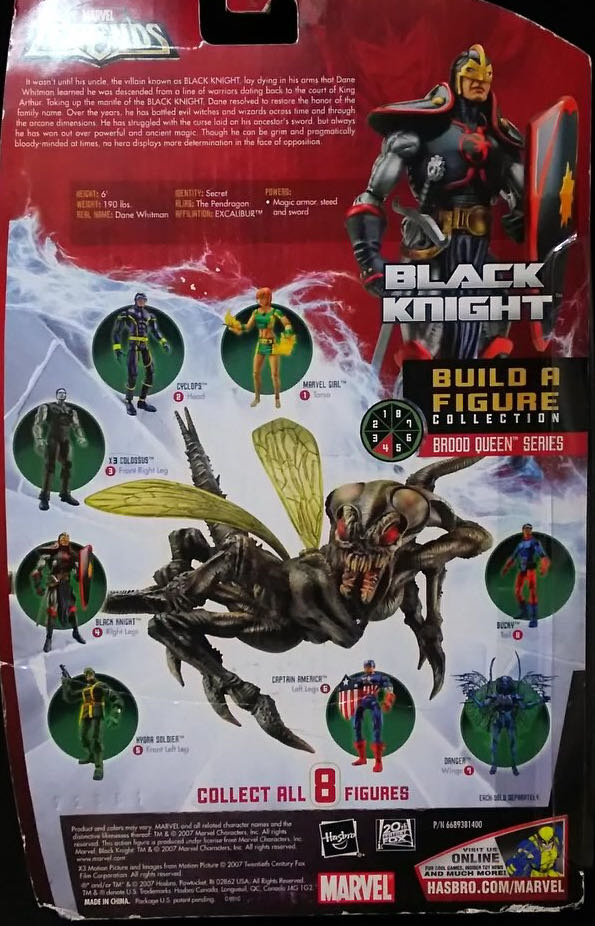 Marvel Legends Brood Queen BAF Black Knight  - Hasbro (Marvel Legends - Queen Brood Series) action figure collectible [Barcode 653569254218] - Main Image 4