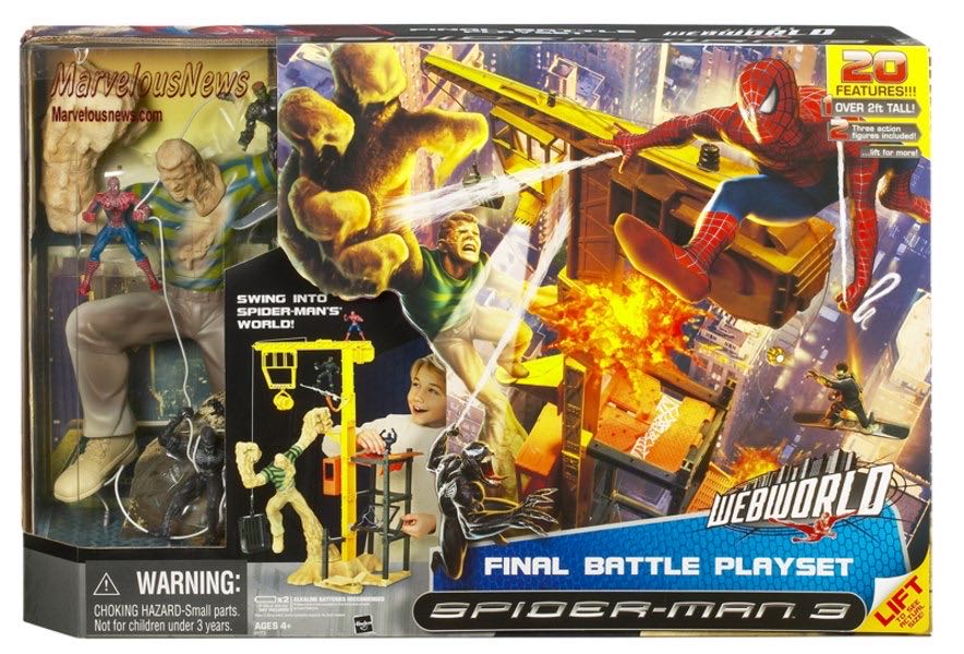 Spider-Man 3 Final Battle Playset  action figure collectible [Barcode 653569254348] - Main Image 4