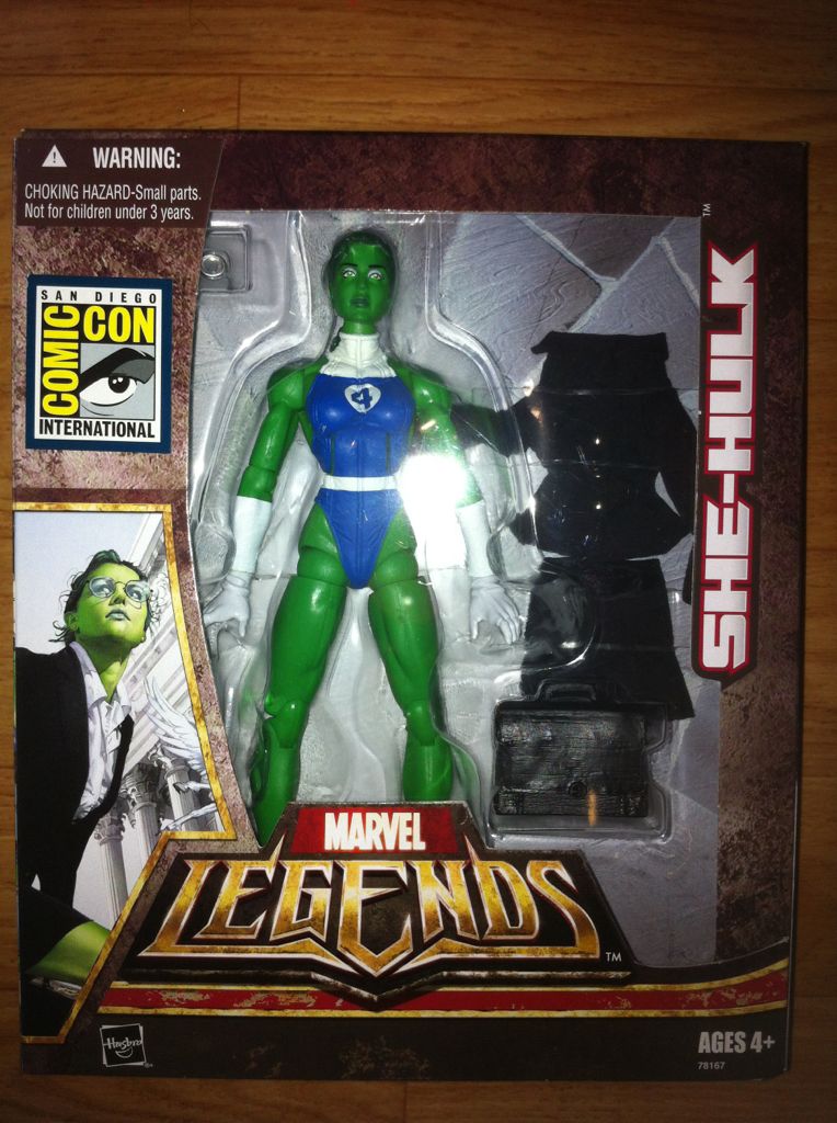 She-Hulk (SDCC Exclusive) - Hasbro (Marvel Legends) action figure collectible [Barcode 653569254560] - Main Image 2
