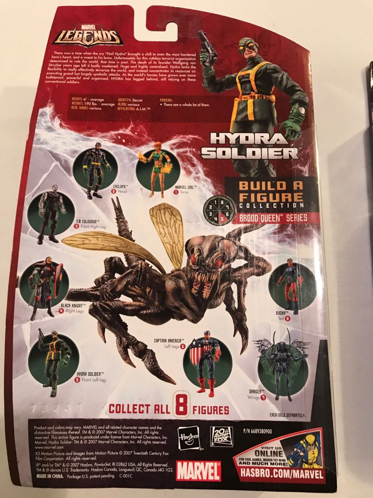 Marvel Legends Brood Queen BAF Hydra Soldier (Open Mouth Variant)  - Hasbro - Marvel (Marvel: Legends: 6”) action figure collectible [Barcode 653569254973] - Main Image 2