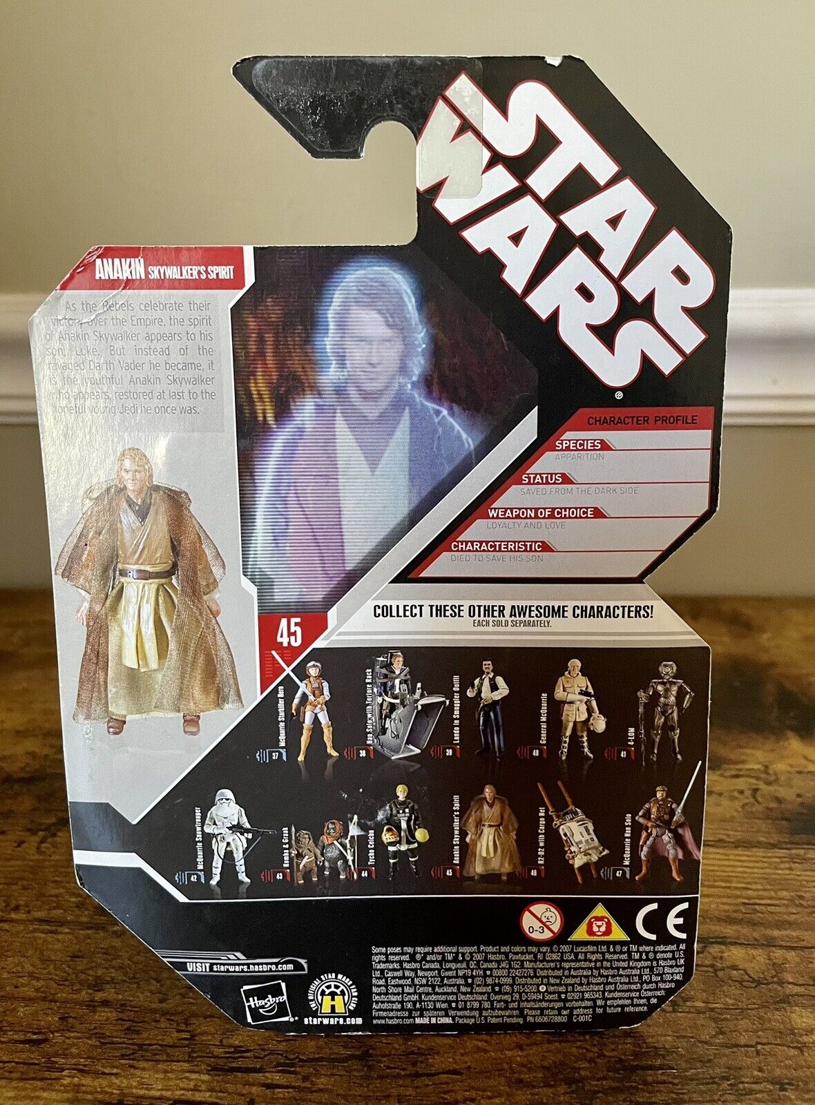 30th Anniversary Return Of The Jedi Anakin Skywalker’s Spirit - Hasbro (30th Anniversary Collection) action figure collectible [Barcode 653569256984] - Main Image 3