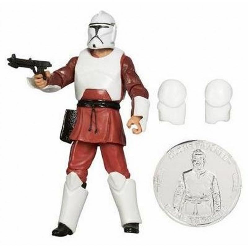 Clone Trooper (Training Fatigues) - Hasbro (Collector Coin) action figure collectible [Barcode 653569257004] - Main Image 3