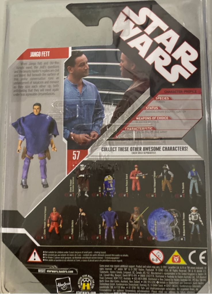 Jango Fett #57 - Hasbro (30th Anniversary Collection) action figure collectible [Barcode 653569257028] - Main Image 2