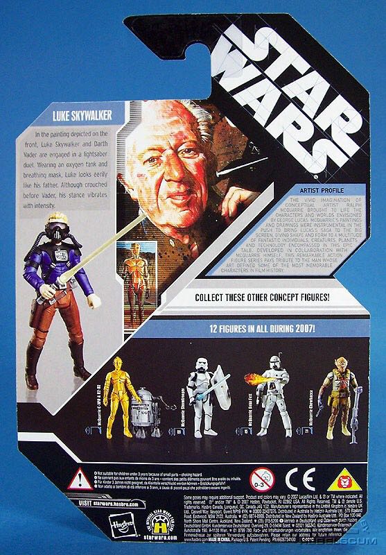 Luke Skywalker (Concept) - Hasbro (Star Wars: Expanded Universe) action figure collectible [Barcode 653569257929] - Main Image 2