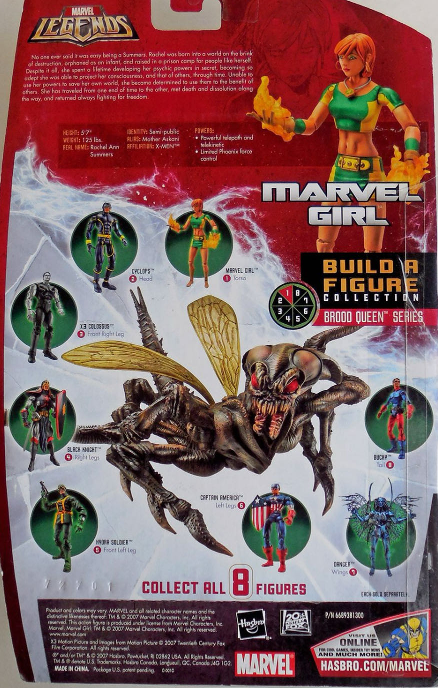 Hasbro Marvel Legends - Marvel Girl (variant) - Hasbro (Marvel Legends) action figure collectible [Barcode 653569258063] - Main Image 3