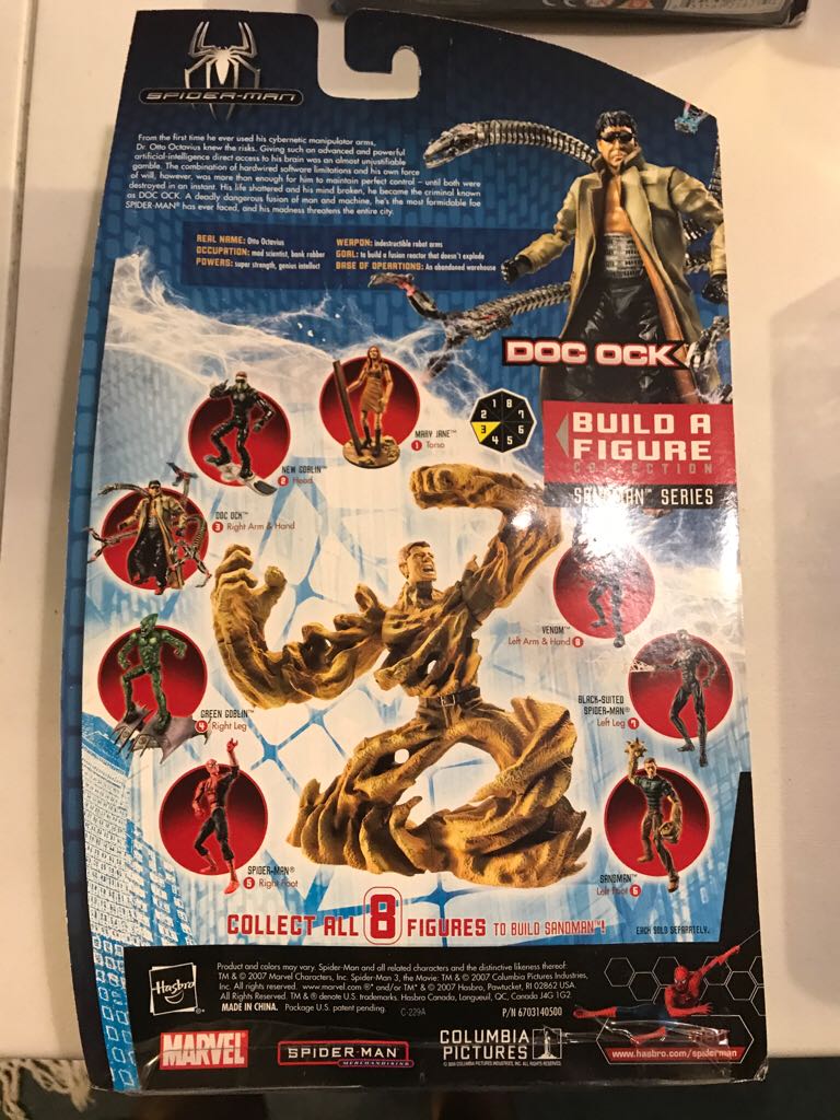 Marvel Legends Spiderman 3 - Doc Ock - Toy Biz Inc action figure collectible [Barcode 653569258278] - Main Image 2