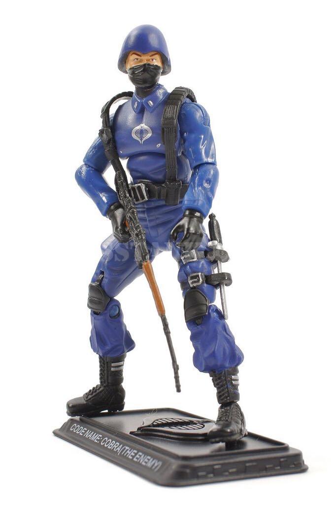 Cobra Trooper - Hasbro - G.I. Joe (G.I. Joe 3 3/4” 25th Anniversary) action figure collectible [Barcode 653569259800] - Main Image 2