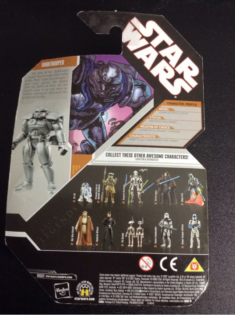 Darktrooper - Star Wars 30th Anniversary - Hasbro (Star Wars) action figure collectible [Barcode 653569261254] - Main Image 2