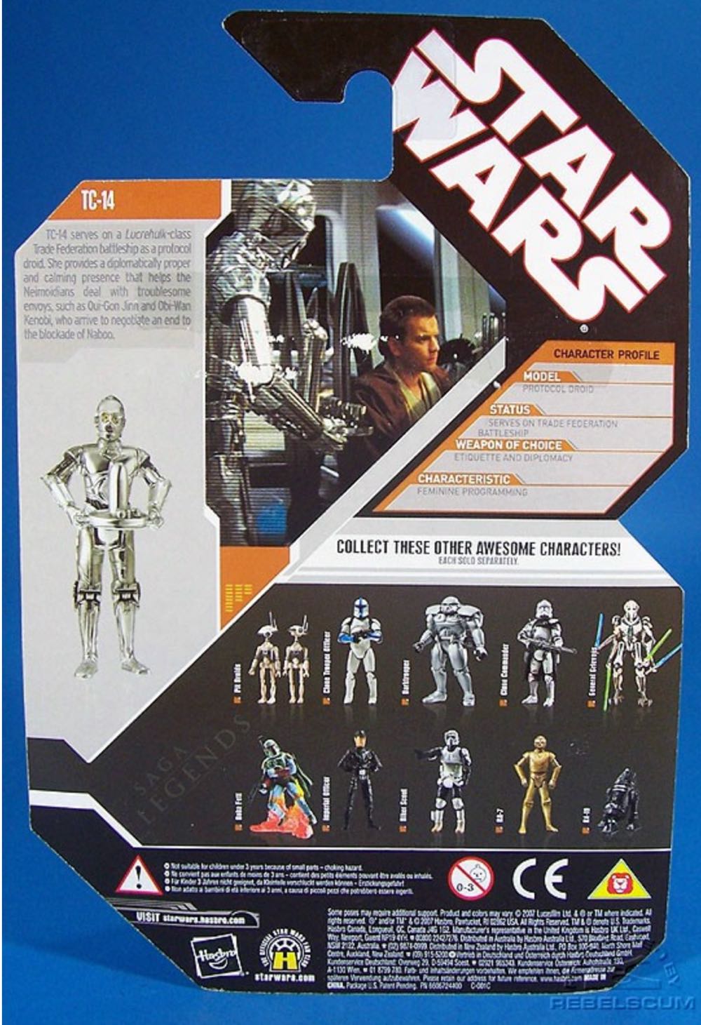 TC-14 - Hasbro (Star Wars: 30th Anniversary: 3”) action figure collectible [Barcode 653569261292] - Main Image 2