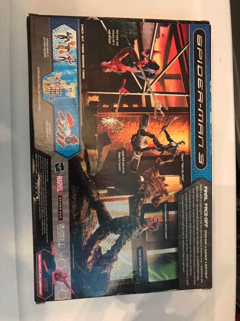 Spiderman 3 - Final Face Off Toys R Us Exclusive - Spiderman New Goblin And Sandman  action figure collectible [Barcode 653569265245] - Main Image 2