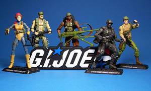 G.I. Joe Figures Set - Hasbro (GI Joe 25th Anniversary) action figure collectible [Barcode 653569267577] - Main Image 2