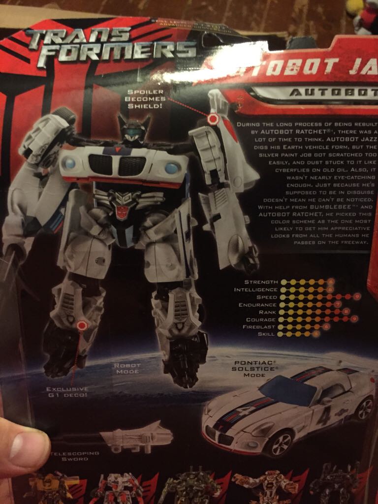 Autobot Jazz - Hasbro (Transformers: Automorph Technology) action figure collectible [Barcode 653569269106] - Main Image 1