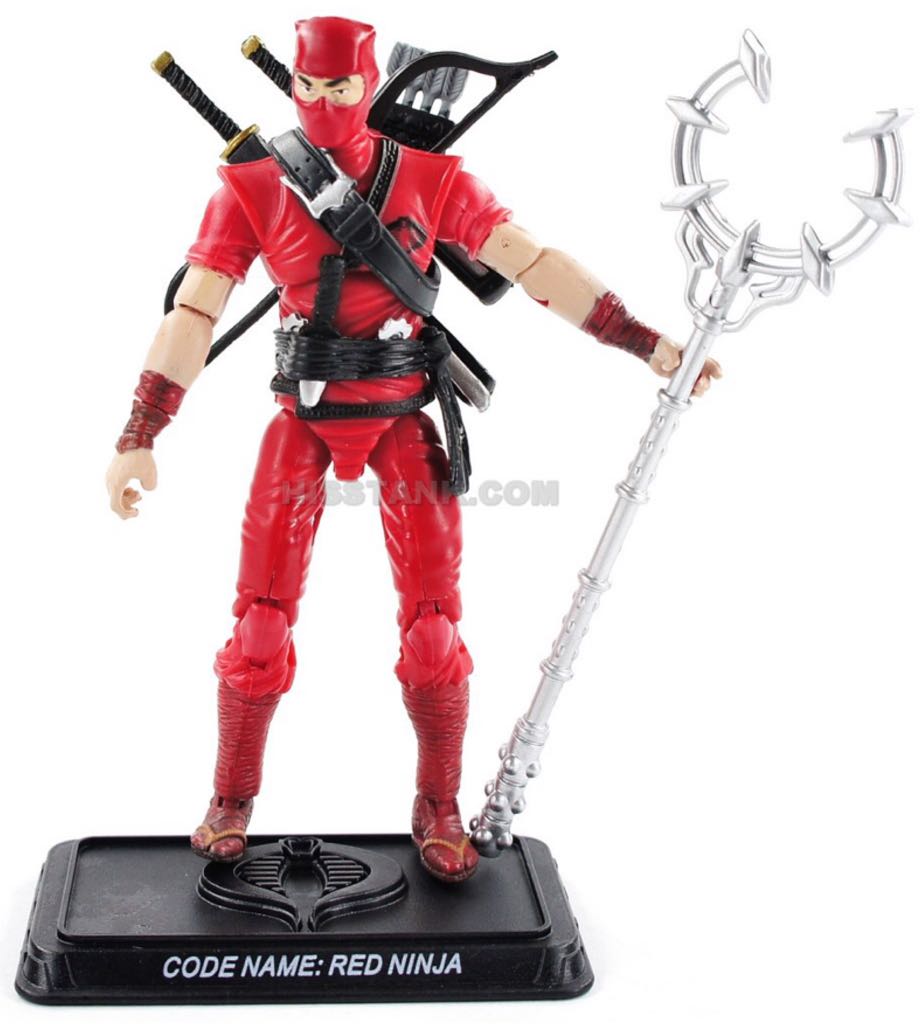 Red Ninja - Hasbro (G. I. JOE) action figure collectible [Barcode 653569274674] - Main Image 2