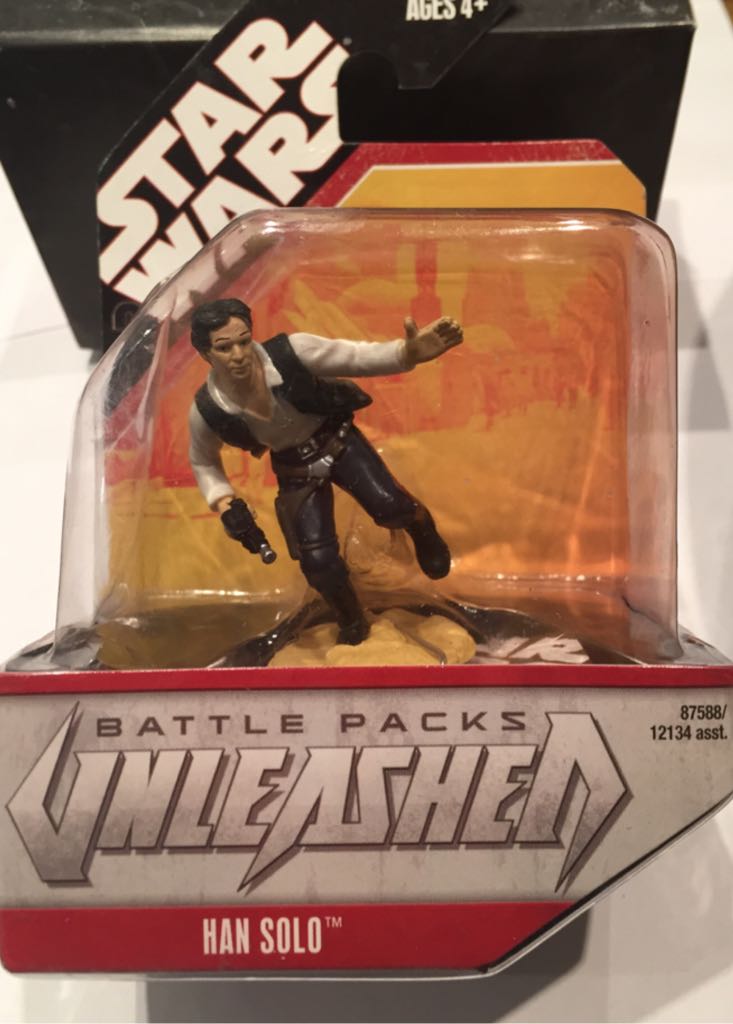 STAR WARS Han Solo - Hasbro (Battle Packs Unleashed) action figure collectible [Barcode 653569280873] - Main Image 1