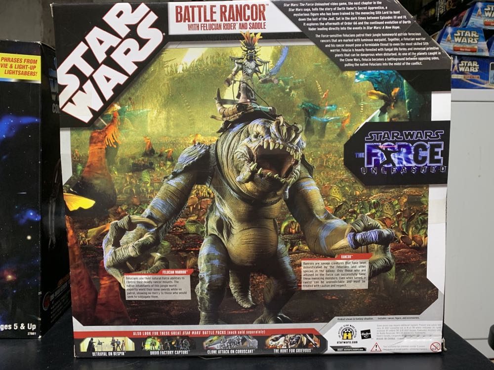 Battle Pack 30Th Anniversary The force unleashed  Battle Rancor with Felucian Rider & Saddle - Hasbro (The Force Unleashed) action figure collectible [Barcode 653569281351] - Main Image 2
