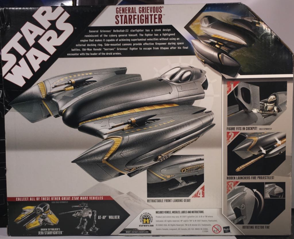 General Grievous’ Starfighter - Star Wars 30th Anniversary - Hasbro (Star Wars) action figure collectible [Barcode 653569284956] - Main Image 2