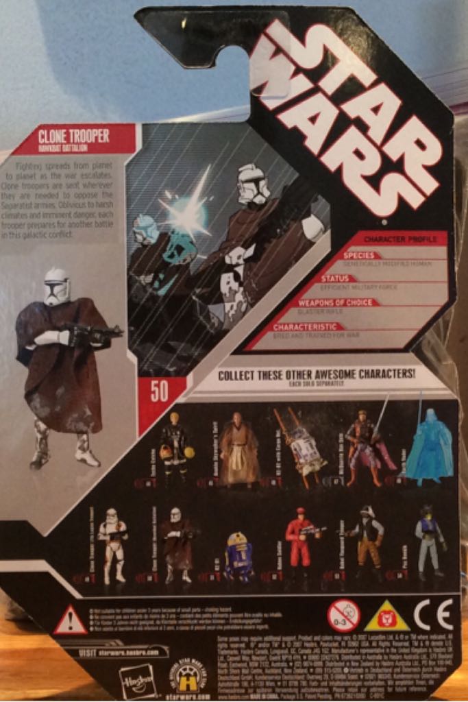 Clone Trooper Hawkbat Battalion - Hasbro (The 30th Anniversary Collection (2007)) action figure collectible [Barcode 653569287117] - Main Image 2