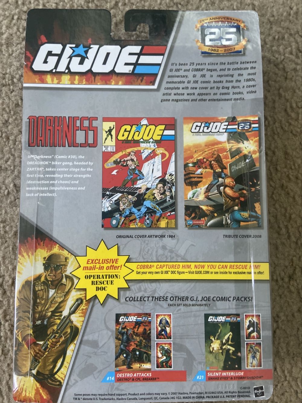 Torch & Ripper #30 - Hasbro (G.I. Joe 25th Anniversary Comic 2-pack Wave 4) action figure collectible [Barcode 653569289388] - Main Image 3