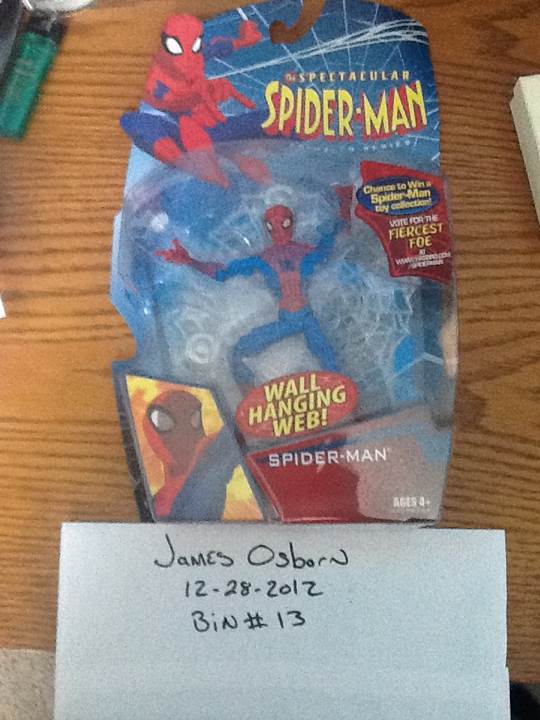 Spider-Man: Spectacular Spider-Man cartoon - Hasbro (Wall Hanging) action figure collectible [Barcode 653569290759] - Main Image 2