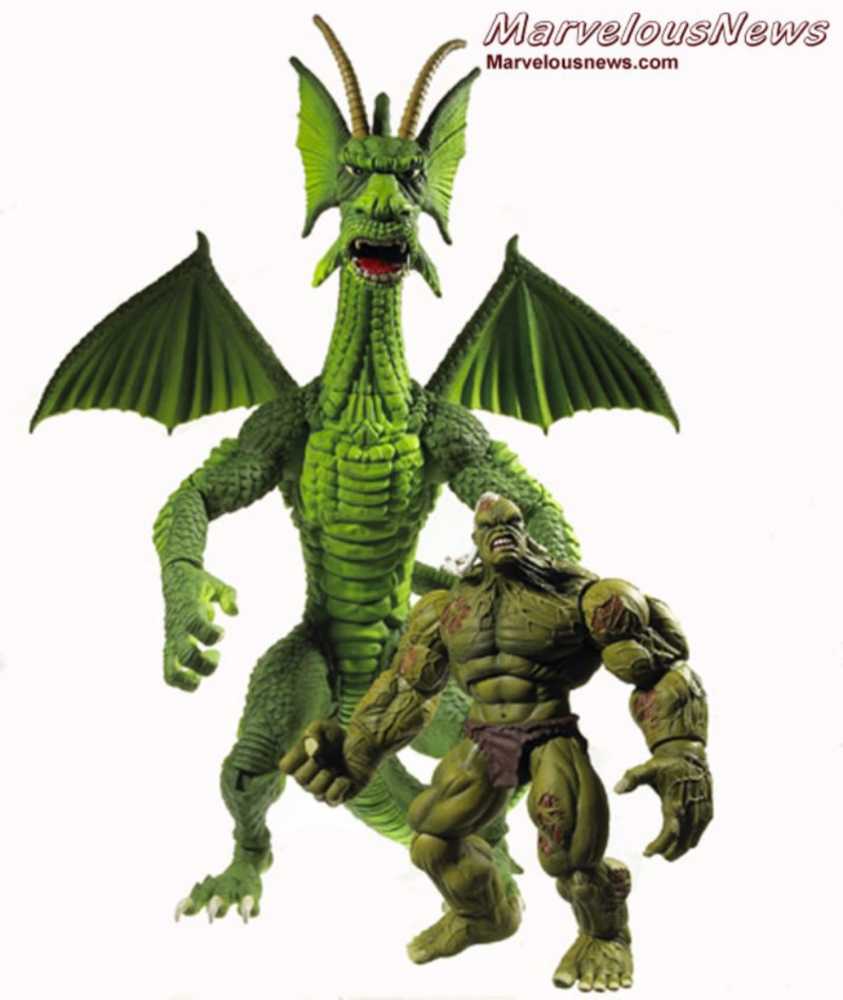 Marvel Legends Fin Fang Foom BAF The End Hulk - Hasbro (Marvel: Legends: 6”) action figure collectible [Barcode 653569291381] - Main Image 4