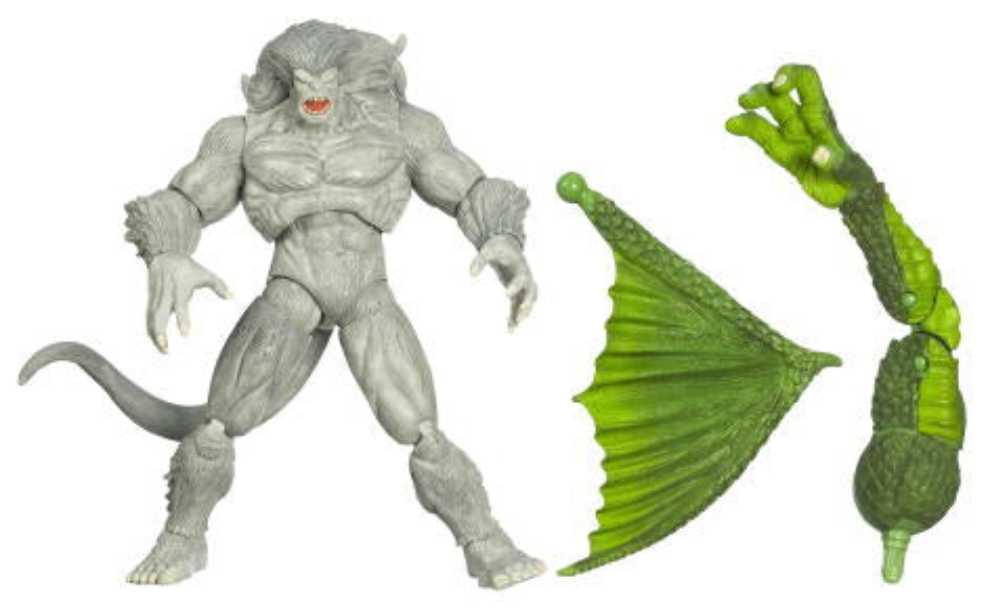 Marvel Legends Fin Fang Foom BAF Wendigo - Hasbro (Marvel Legends Vol. 2 Series 06: Fang Foom) action figure collectible [Barcode 653569291411] - Main Image 3