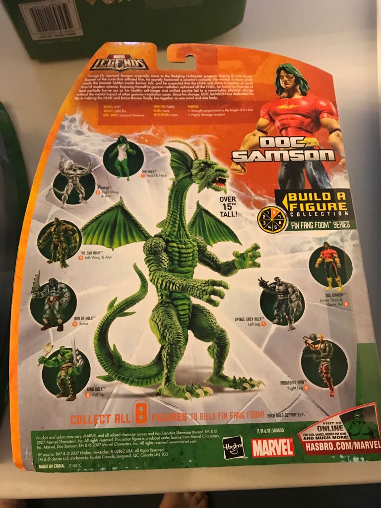 Doc Samson - Hasbro (Marvel Legends Fin Fang Foom BAF Series) action figure collectible [Barcode 653569291497] - Main Image 2