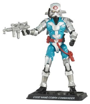 Cobra Commander V28 (Battle Armor) - Hasbro (G.I. Joe 25th Anniversary) action figure collectible [Barcode 653569292517] - Main Image 2