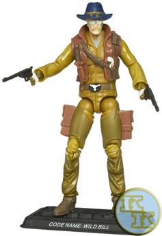 Wild Bill - Helicopter Pilot - Hasbro (G.I. Joe 25th Anniversary) action figure collectible [Barcode 653569292555] - Main Image 2