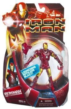 Iron Man Movie Action Figure Iron Man Mark 03 - Hasbro (Iron Man Movie Series) action figure collectible [Barcode 653569292586] - Main Image 2