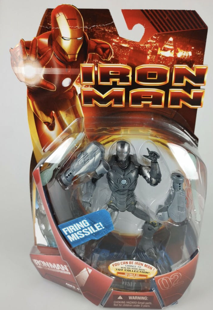 Iron man Mark 02 - Hasbro (Marvel: Iron Man: 6”) action figure collectible [Barcode 653569292609] - Main Image 3