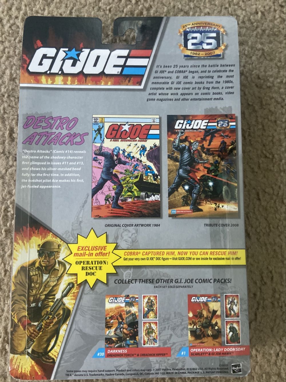 Comic Pack #14 - Destro & Breaker, Cpl. - Hasbro (Comic Pack) action figure collectible [Barcode 653569293392] - Main Image 3