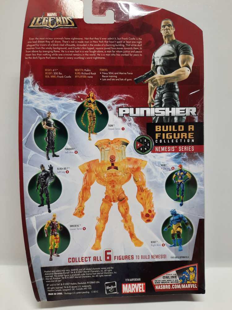 Marvel Legends Punisher (Vietnam Painted Face Variant) - Hasbro (Marvel: Legends: 6”) action figure collectible [Barcode 653569293491] - Main Image 2