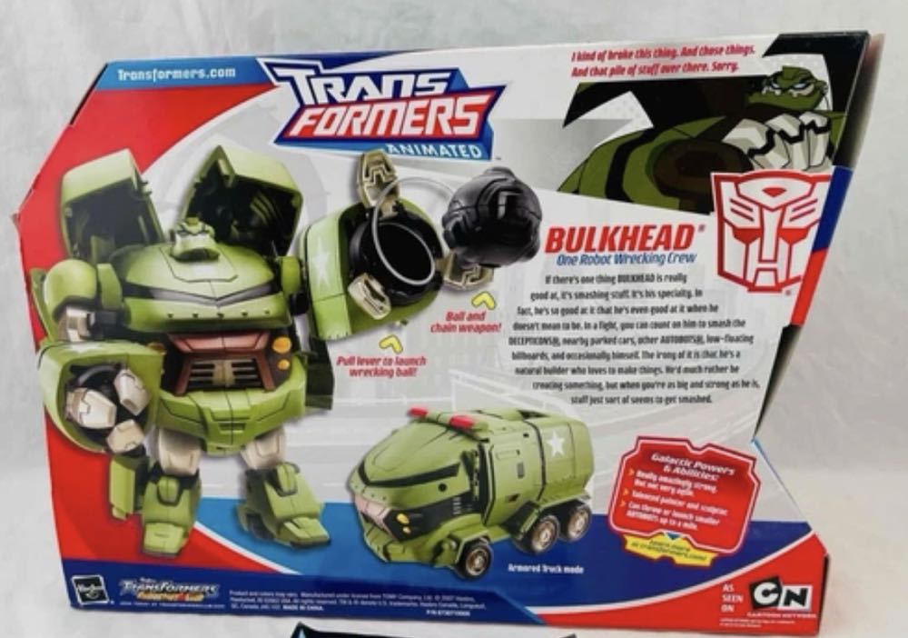 Transformers Animated Voyager Class Bulkhead - Hasbro (Transformers Animated) action figure collectible [Barcode 653569293712] - Main Image 2