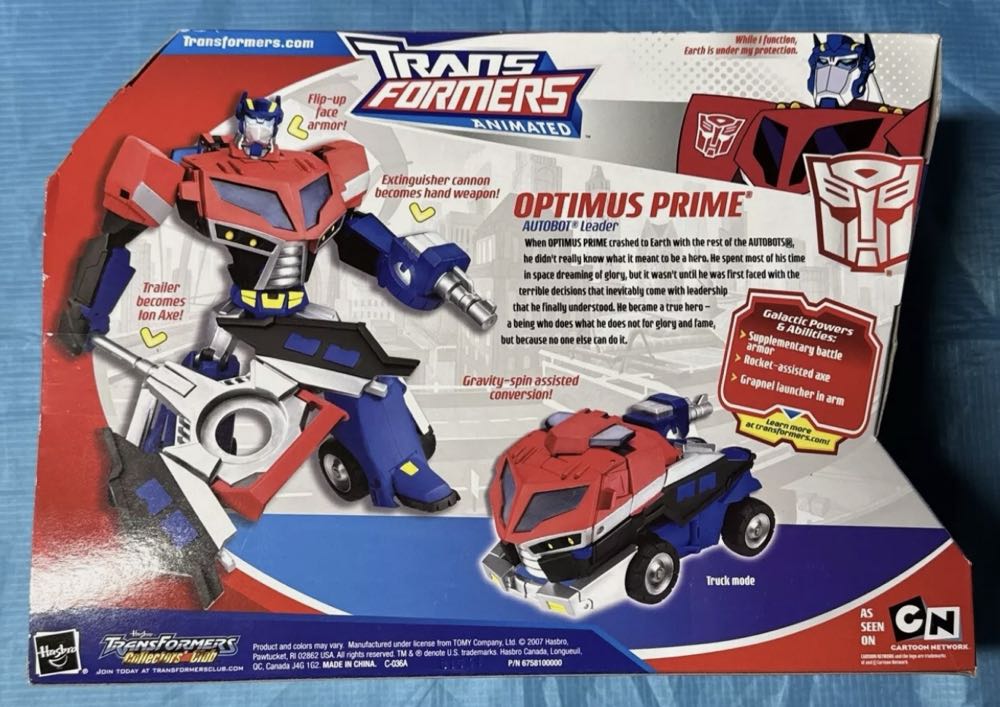 Transformers Animated Voyager Class Optimus Prime - Hasbro (Transformers Animated) action figure collectible [Barcode 653569296034] - Main Image 2