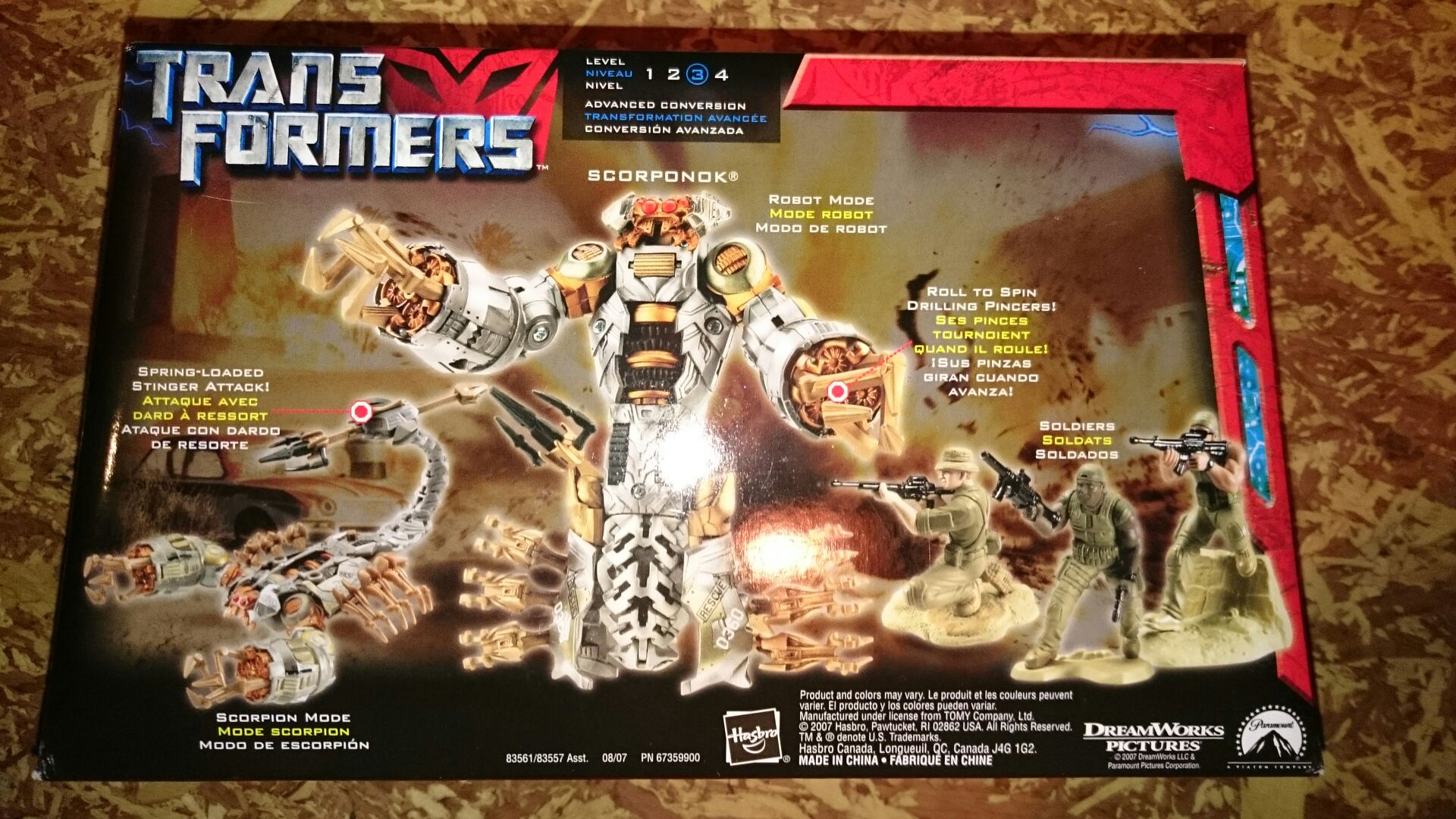 Scorponok - Hasbro (Transformers (2007 Movie)) action figure collectible [Barcode 653569298090] - Main Image 2