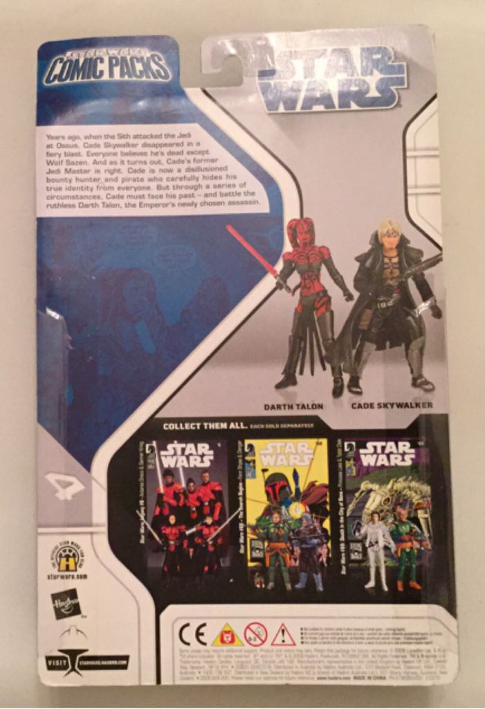 Comic Pack: Darth Talon & Cade Skywalker - Hasbro (Star Wars Comic Packs) action figure collectible [Barcode 653569300618] - Main Image 2