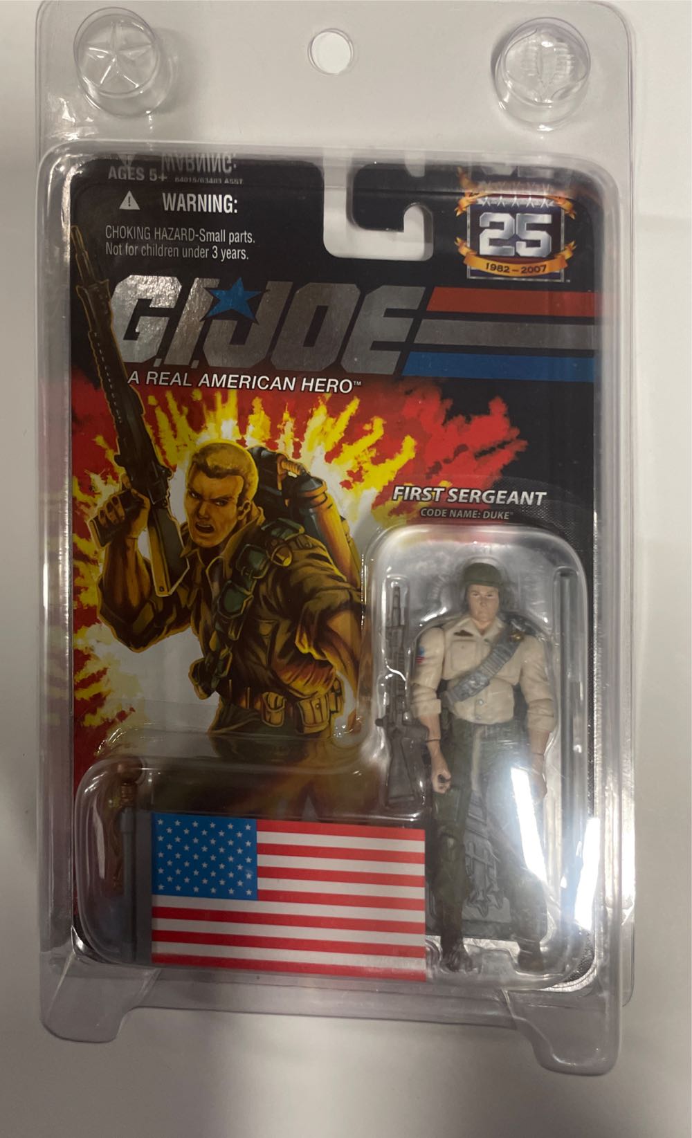 Duke with Jet Pack - Hasbro (G.I. Joe: 25th Anniversary) action figure collectible [Barcode 653569302773] - Main Image 3