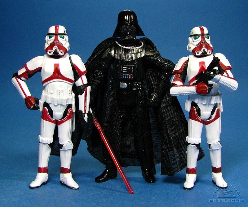 Darth Vader With Incinerator Troopers Force Unleashed - Hasbro (The Force Unleashed) action figure collectible [Barcode 653569303060] - Main Image 3