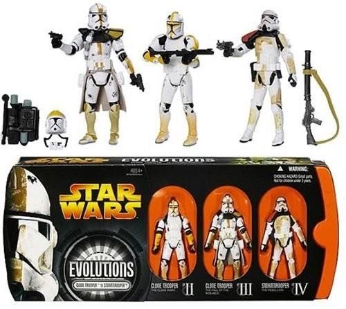 Evolutions: Clone Trooper To Storm trooper - Hasbro (Star Wars 30th Anniversary Collection) action figure collectible [Barcode 653569303121] - Main Image 4