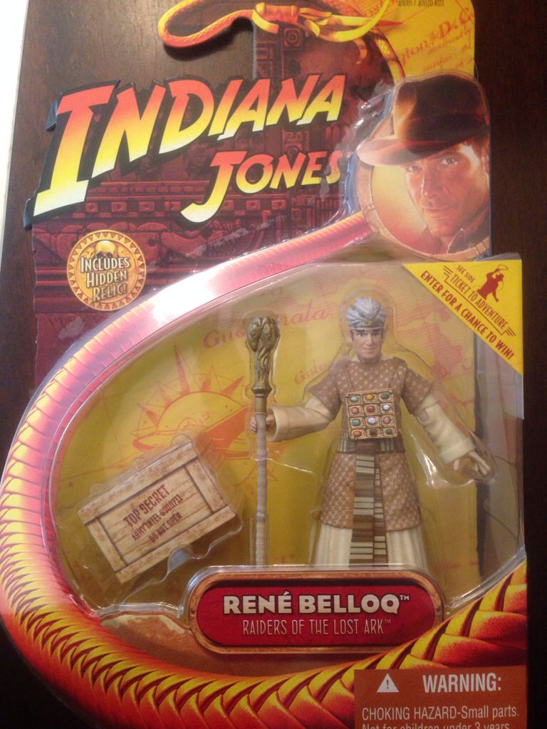 Rene Belloq - Hasbro (Raiders Of The Lost Ark) action figure collectible [Barcode 653569307624] - Main Image 2