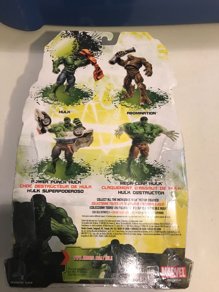 Toybiz Incredible Hulk Movie - Abomination - Hasbro (MCU (Avengers - Hulk)) action figure collectible [Barcode 653569308331] - Main Image 2
