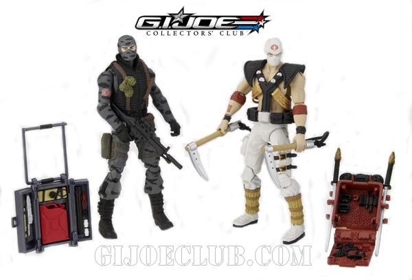 Firefly & Storm Shadow - Hasbro (G.I. Joe 25th Anniversary Comic Pack) action figure collectible [Barcode 653569309444] - Main Image 2
