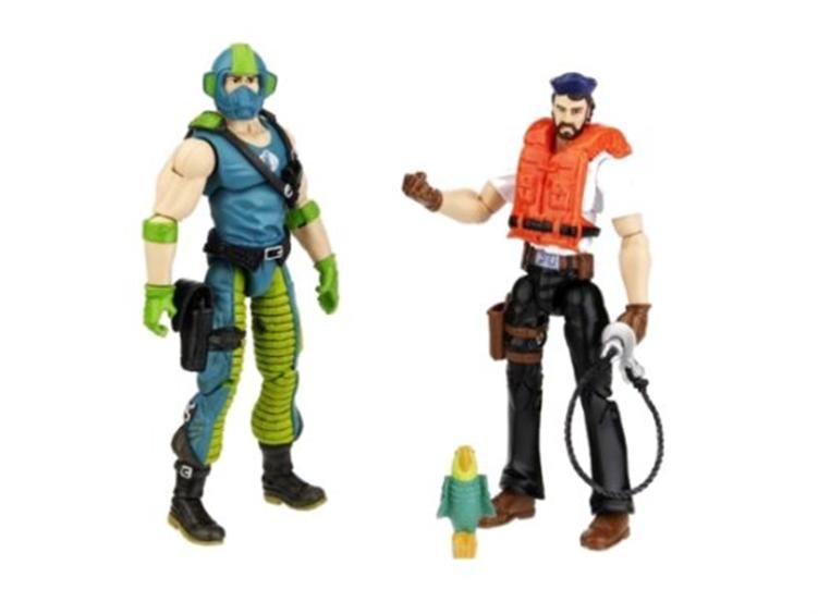 Copperhead & Shipwreck - Hasbro - G.I. Joe (G.I. Joe 25th Anniversary) action figure collectible [Barcode 653569309451] - Main Image 2
