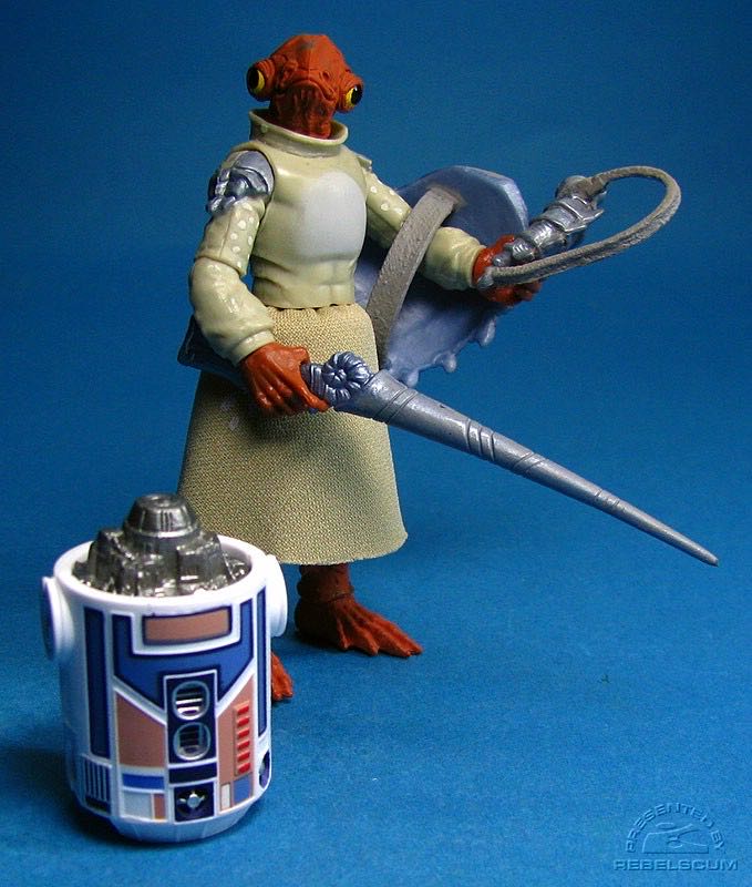 Mon Calamari Warrior - Hasbro (The Legacy Collection) action figure collectible [Barcode 653569313175] - Main Image 4