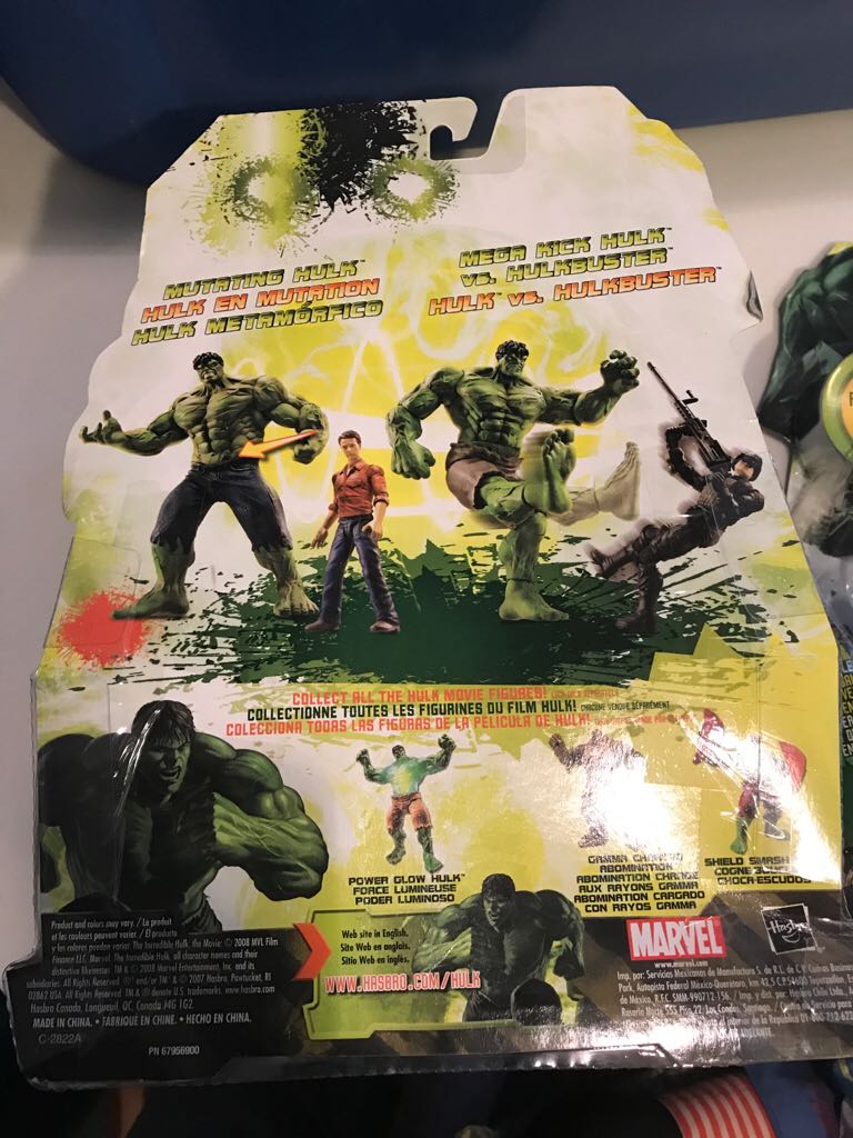 The Incredible Hulk: Mega Kick Hulk Vs Hulkbuster - Hasbro action figure collectible [Barcode 653569313762] - Main Image 2
