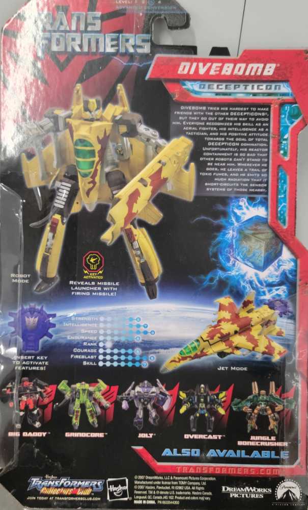 Transformers Divebomb Decepticon - Hasbro (Transformers [2007]) action figure collectible [Barcode 653569314943] - Main Image 3